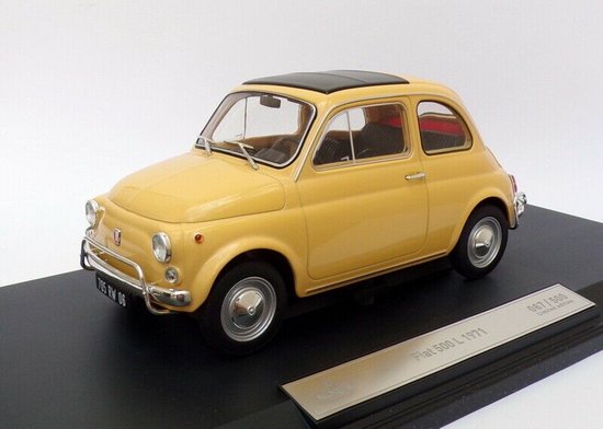 FIAT - 500L 1968 yellow